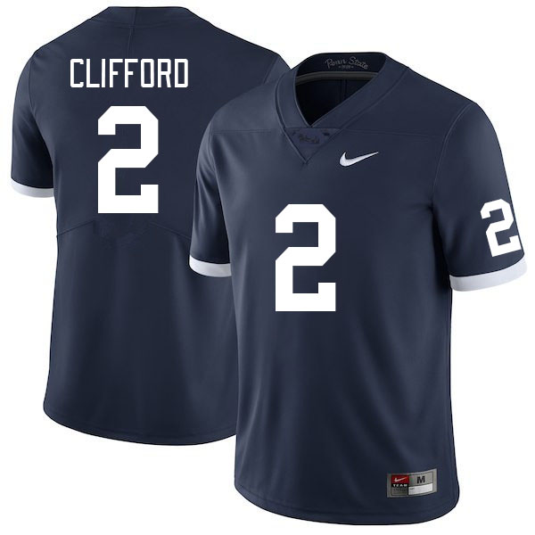 Men #2 Liam Clifford Penn State Nittany Lions College Football Jerseys Stitched Sale-Retro - Click Image to Close